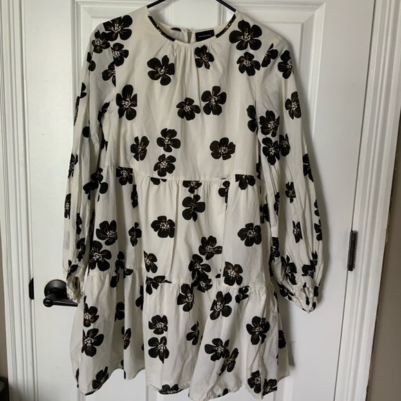 Who What Wear Dresses & Skirts - Who What Wear for Target Floral Tiered Babydoll Mini Dress, Size Small